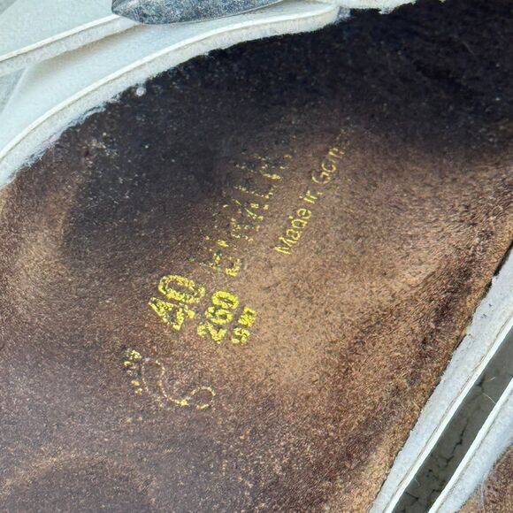 Birkenstock Arizona white Womens size 40 regular - Picture 8 of 9